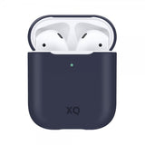 Xqisit AirPods (1/2) Silicone Case, sininen