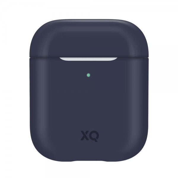 Xqisit AirPods (1/2) Silicone Case, sininen
