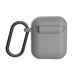 U by UAG AirPods (1/2) -kuori, silikonikotelo, harmaa