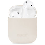 holdit AirPods (1/2) Kuori Silikoni Nygård Light Beige