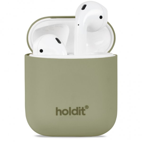 holdit AirPods (1/2) Silikonikuori Nygård Khaki Green