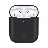 Xqisit AirPods (1/2) Silikonikuori Musta
