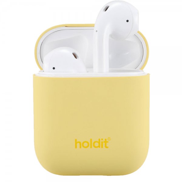 holdit AirPods (1/2) Kuori Silikoni Nygård Keltainen