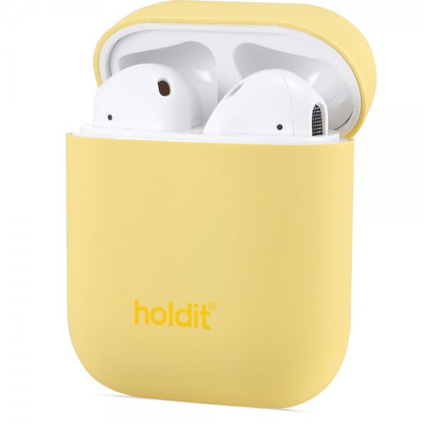 holdit AirPods (1/2) Kuori Silikoni Nygård Keltainen
