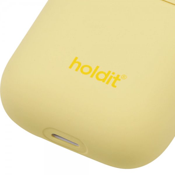 holdit AirPods (1/2) Kuori Silikoni Nygård Keltainen
