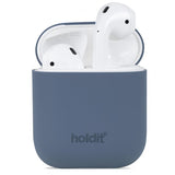 holdit AirPods (1/2) Kuori Silikoni Pacific Blue