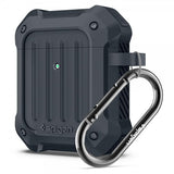 Spigen AirPods (1/2) Tough Armor -kuori Charcoal