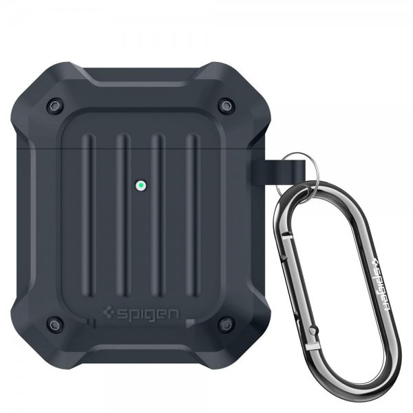 Spigen AirPods (1/2) Tough Armor -kuori Charcoal