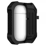 Spigen AirPods (1/2) Tough Armor -suojakuori, musta