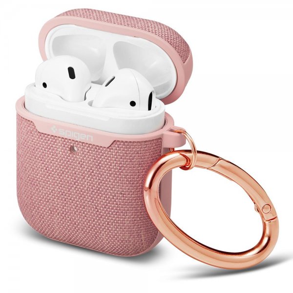 Spigen AirPods (1/2) Urban Fit -kuori, ruusukulta