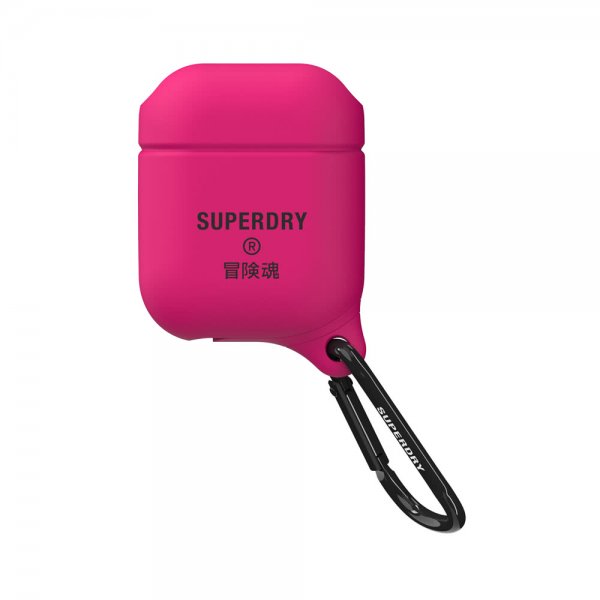 Superdry AirPods (1/2) Vedenpitävä kuori, vaaleanpunainen