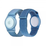 Mobile Origin AirTag-ranneke, nylon, sininen