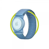 Mobile Origin AirTag-ranneke, nylon, sininen