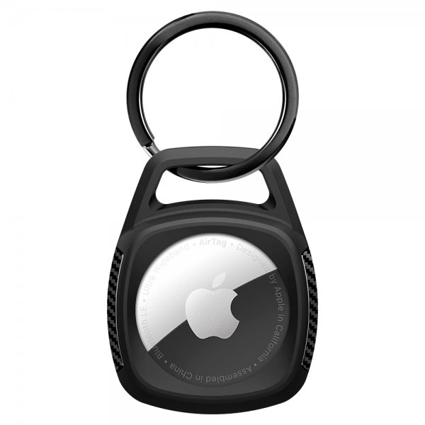 Spigen Apple AirTag -pidike Rugged Armor Matte Black