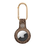 Guess AirTag-pidike Vintage Script, ruskea