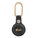 Guess AirTag -pidike, Vintage Script, musta