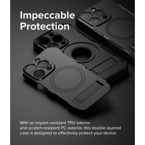 Ringke iPhone 15 Pro -suojakuori Alless MagSafe, musta