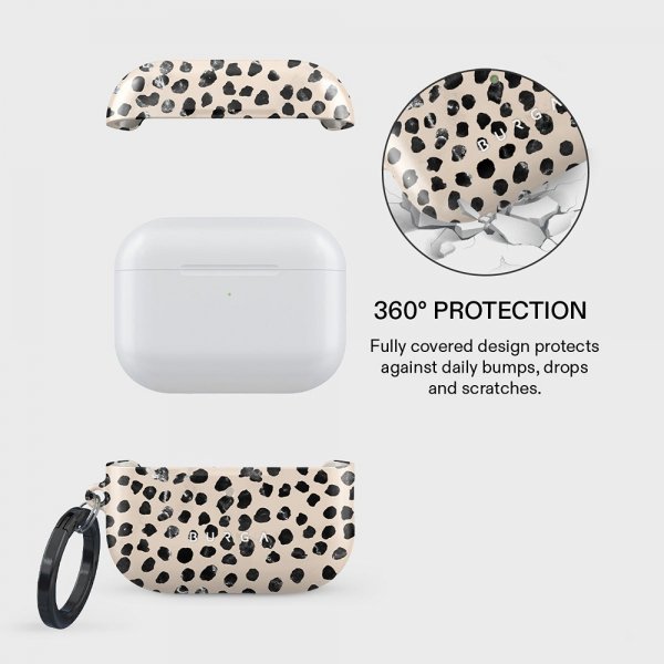 Burga AirPods Pro 3 -kuoret, design Almond Latte