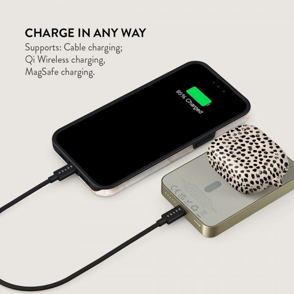 Burga Powerbank MagSafe 5000 mAh Almond Latte Gold