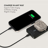Burga Powerbank MagSafe 5000 mAh Almond Latte Metallinharmaa