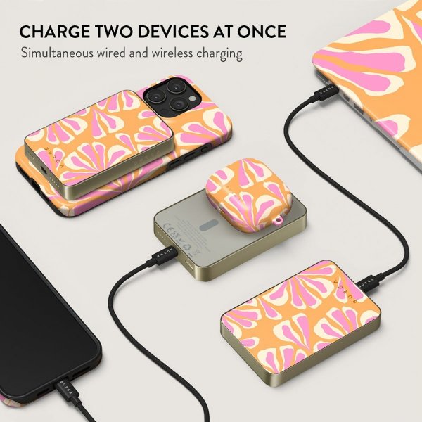 Burga Powerbank MagSafe 5000 mAh Aloha Gold