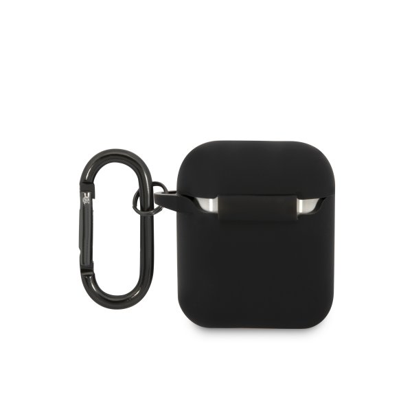 AMG AirPods 1/2 Kuori Liquid Silicone Musta
