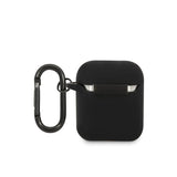AMG AirPods 1/2 Kuori Liquid Silicone Musta
