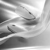 ALOGIC Langaton hiiri Echelon Bluetooth USB-C ladattava 4 painiketta Valkoinen
