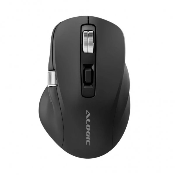 ALOGIC Langaton hiiri Apex Bluetooth USB-C Ladattava 7 painiketta Musta