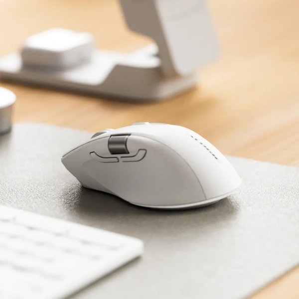 ALOGIC Langaton Hiiri Apex Bluetooth USB-C Ladattava 7-painikkeinen Valkoinen