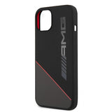 AMG iPhone 13 Kuori Liquid Silicone Two Tone Musta