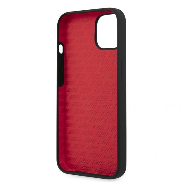 AMG iPhone 13 Kuori Liquid Silicone Two Tone Musta