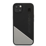 AMG iPhone 13 Mini -kuori, nestemäinen silikoni, kaksivärinen, harmaa