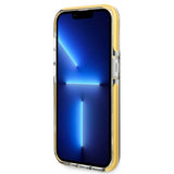 AMG iPhone 14 Pro Max -kuori logolla, musta-keltainen