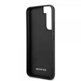 AMG Samsung Galaxy S22 Kuori Leather Stripe Carbon Musta