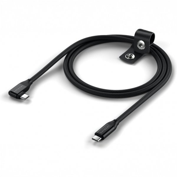 Satechi Kulma USB-C -data- ja latauskaapeli 1 m, musta