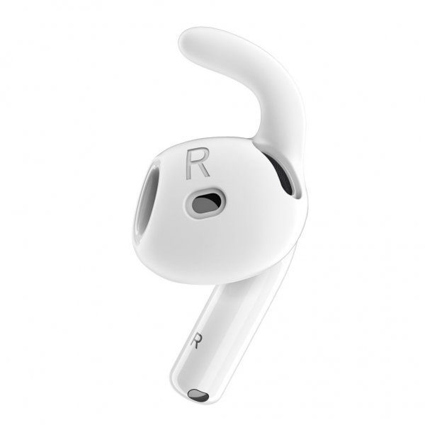KeyBudz AirPods 4 EarBuddyz -korvakoukut, valkoinen