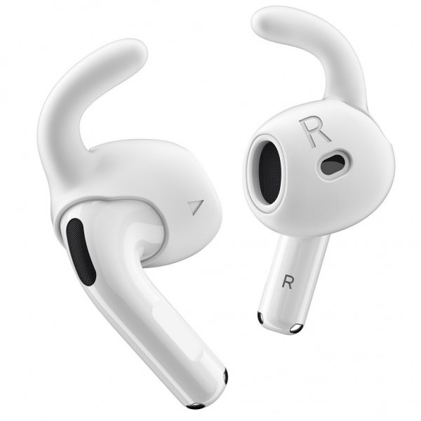 KeyBudz AirPods 4 EarBuddyz -korvakoukut, valkoinen