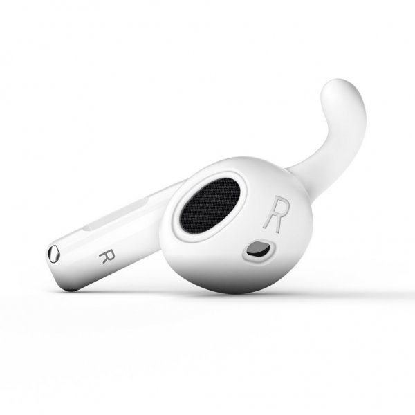 KeyBudz AirPods 4 EarBuddyz -korvakoukut, valkoinen