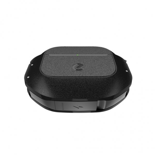 KeyBudz AirPods 4 -kuori, ElementProof Series, Carbon Black