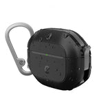 KeyBudz AirPods 4 -kuori, ElementProof Series, Carbon Black