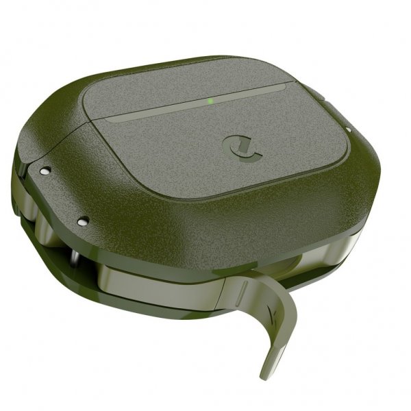 KeyBudz AirPods 4 Kotelo ElementProof Series Forest Green