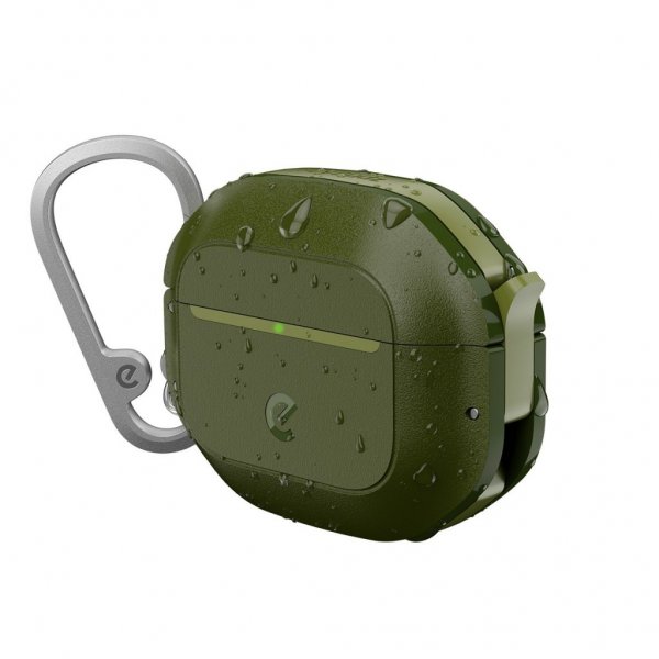 KeyBudz AirPods 4 Kotelo ElementProof Series Forest Green