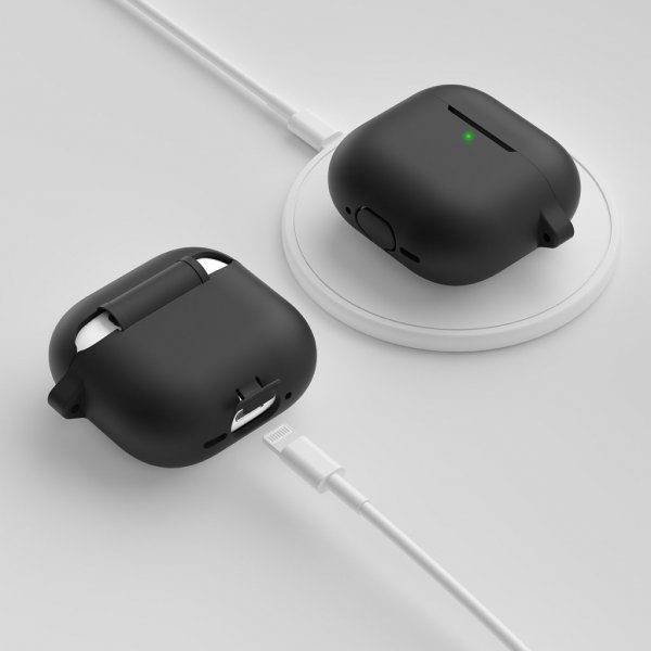 KeyBudz AirPods 4 Elevate Series Kuori, Musta