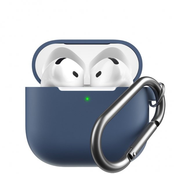 KeyBudz AirPods 4 Elevate Series -suojakotelo, koboltinsininen