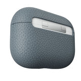 KeyBudz AirPods Pro -kotelo PodSkinz, aitoa nahkaa, liuskekivi