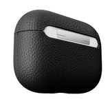 KeyBudz AirPods Pro -kotelo PodSkinz, aitoa nahkaa, musta