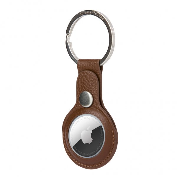 dbramante1928 Apple AirTag-pidike Copenhagen Dark Tan/Silver