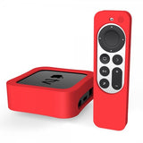 Apple TV 4K 2021/Apple TV Remote (2. sukupolvi) Silikonikuori Punainen