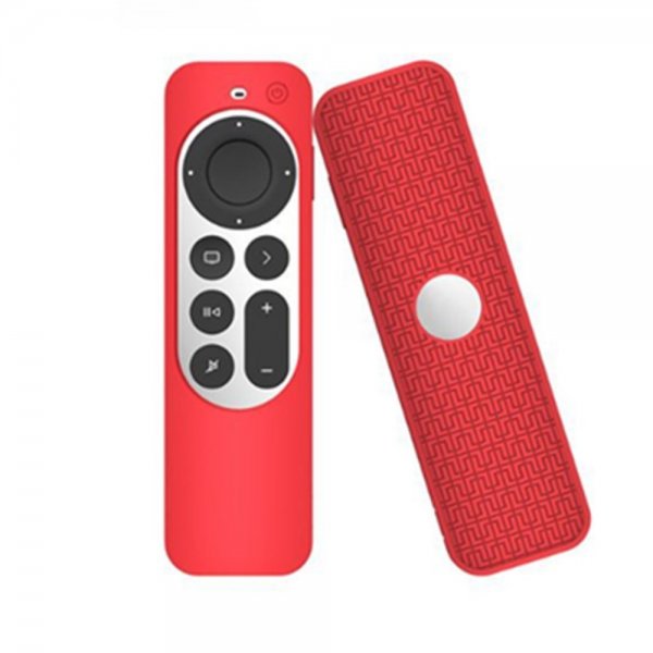 Apple TV 4K 2021/Apple TV Remote (2. sukupolvi) Silikonikuori Punainen